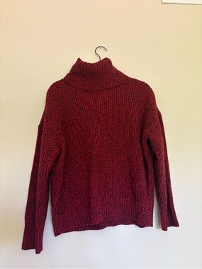 Sanctuary Burgundy Red Cowl Neck Sweater